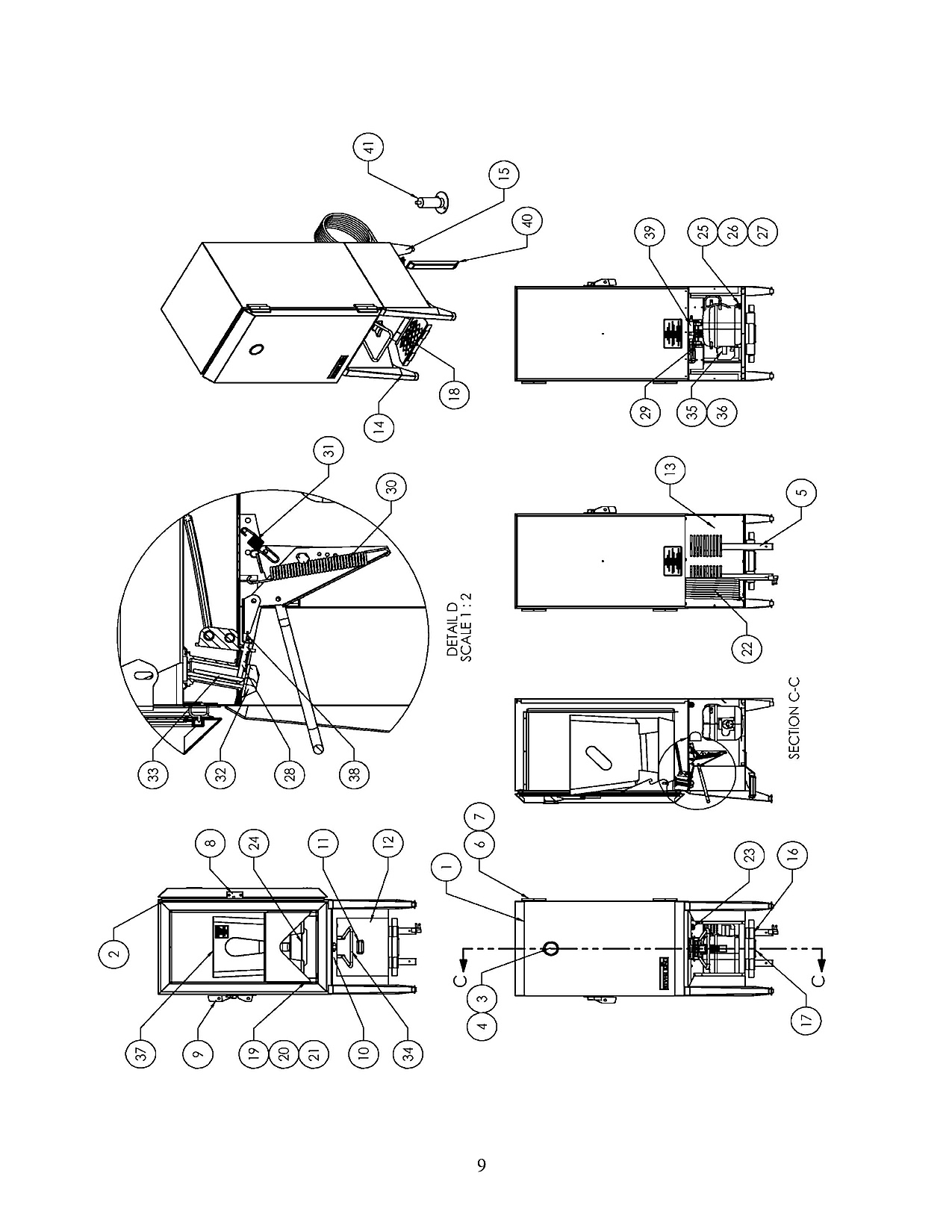 REPLACEMENT PARTS LIST - SKMAJ1