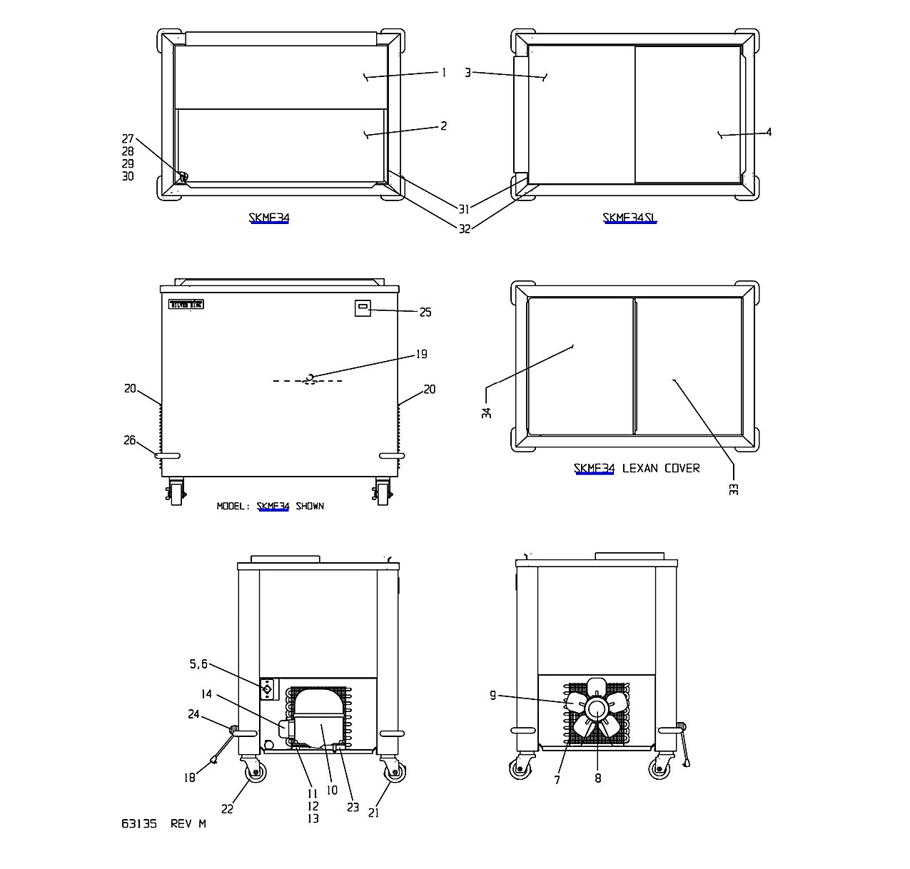 REPLACEMENT PARTS LIST