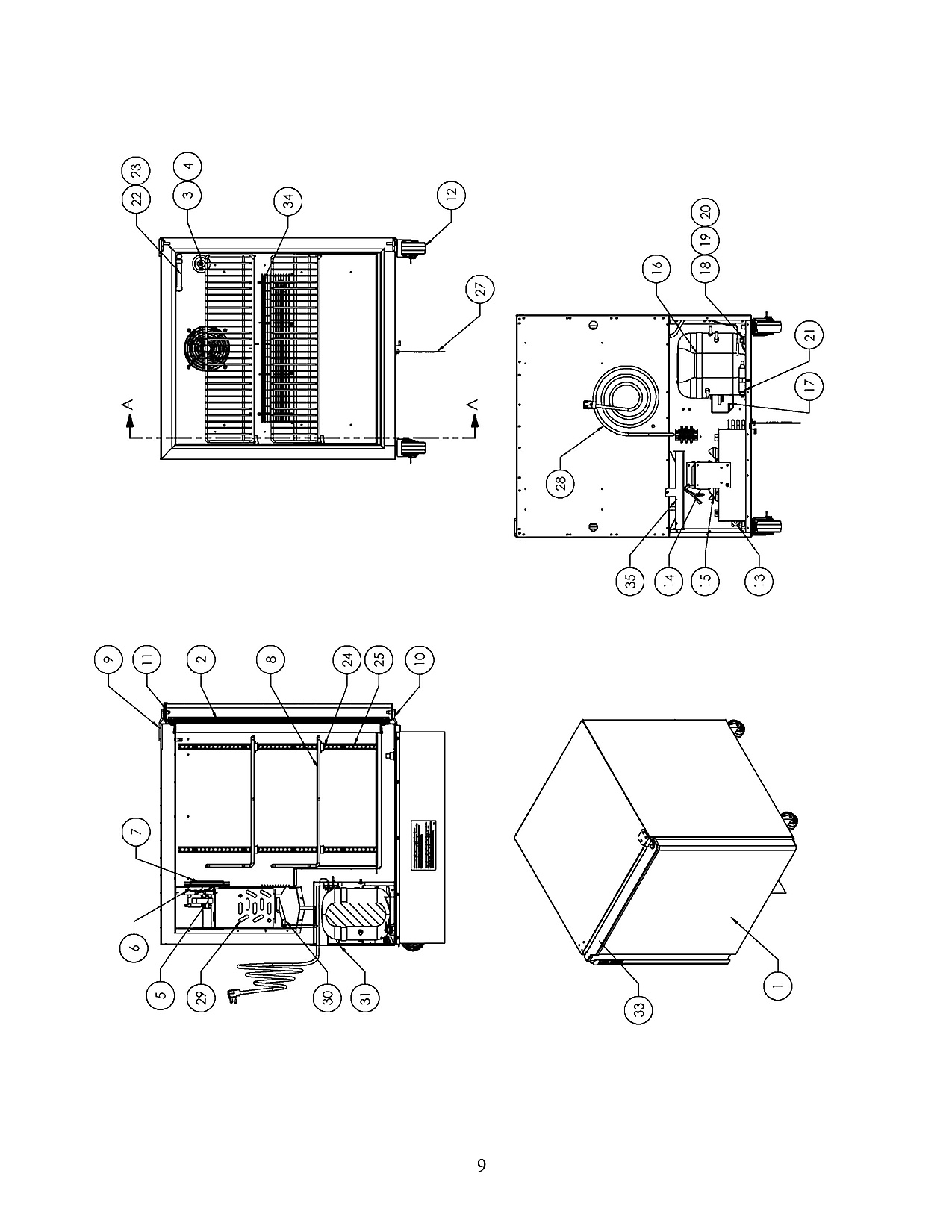 REPLACEMENT PARTS LIST - SKR27A