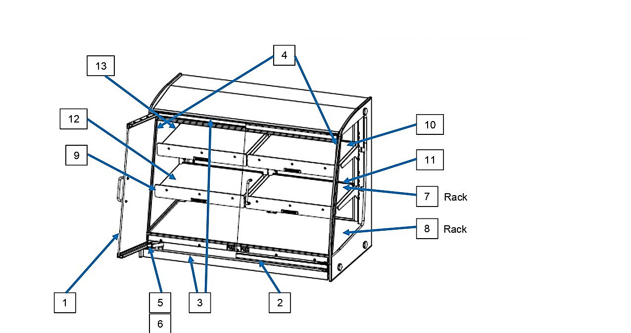 Combo Serve Front Door & Shelf Parts