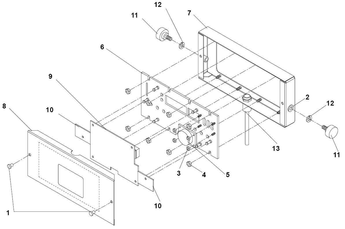 740-T Single Function Timers Exploded View