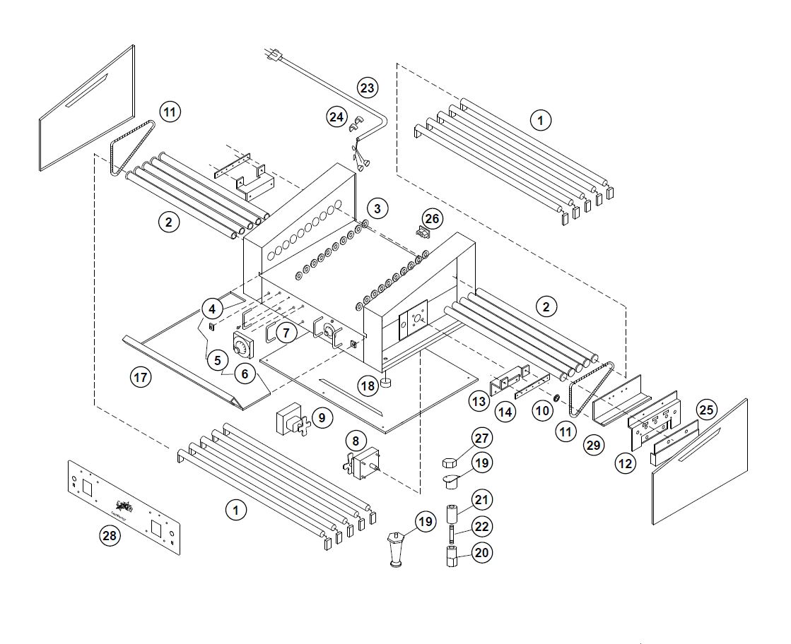 25X Parts List