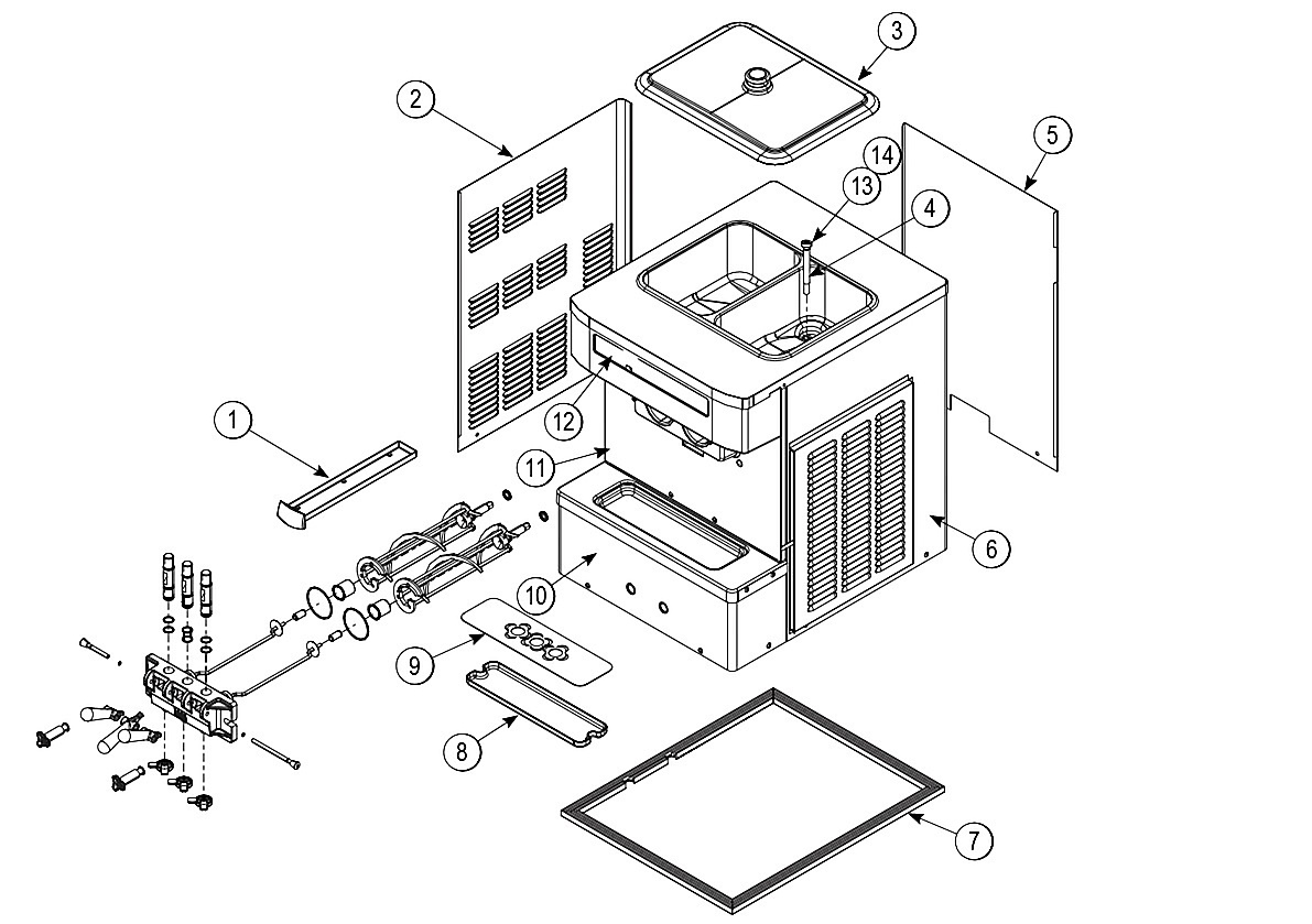 OPERATOR PARTS IDENTIFICATION Model C161