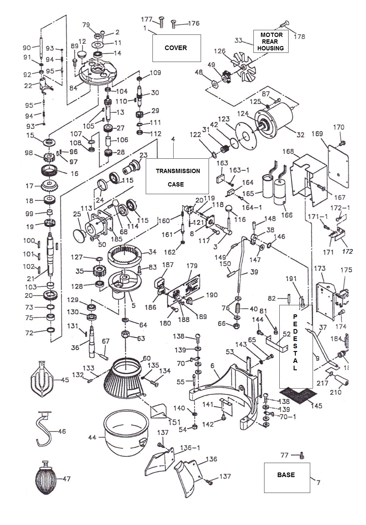 Thunderbird ARM-02 Parts Diagram | Parts Town