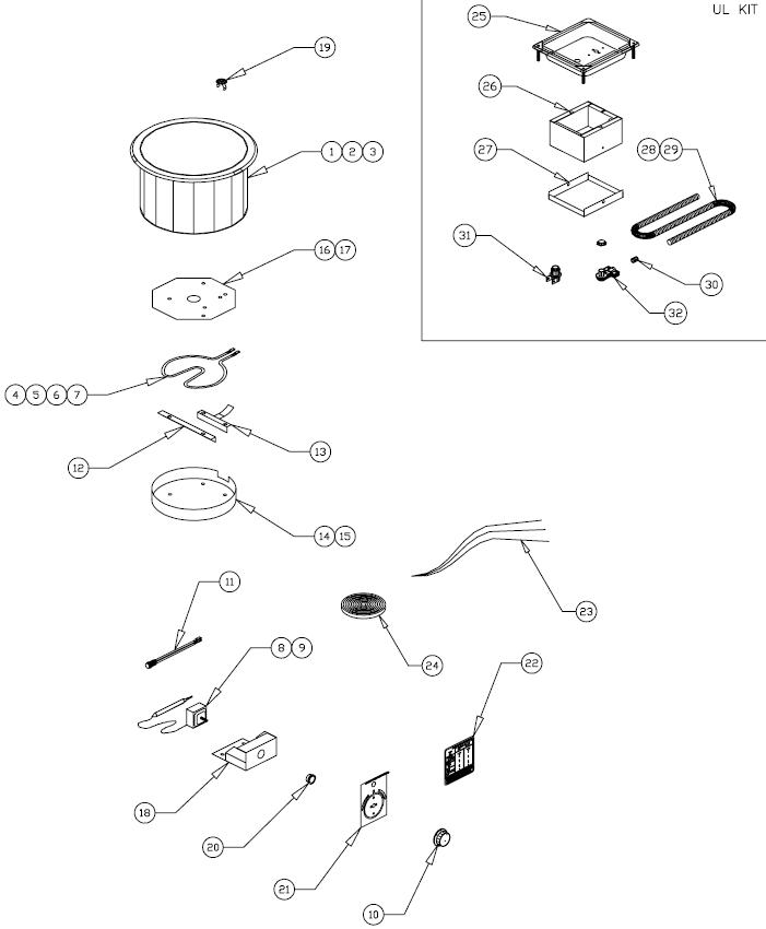 Top Mount Soup Wells