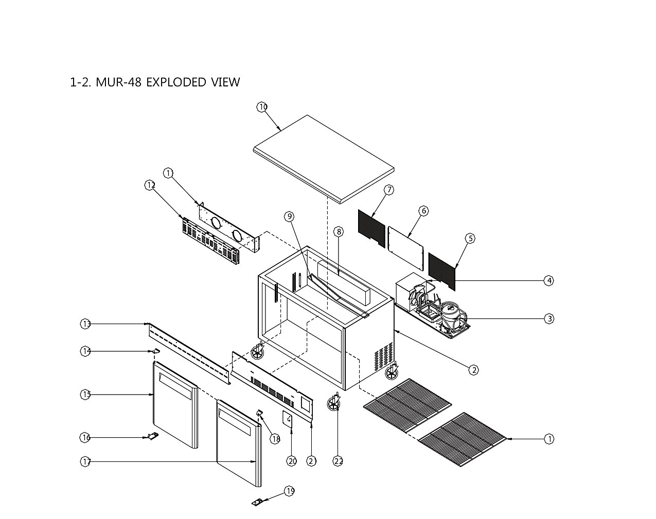 MUR-48 EXPLODED VIEW