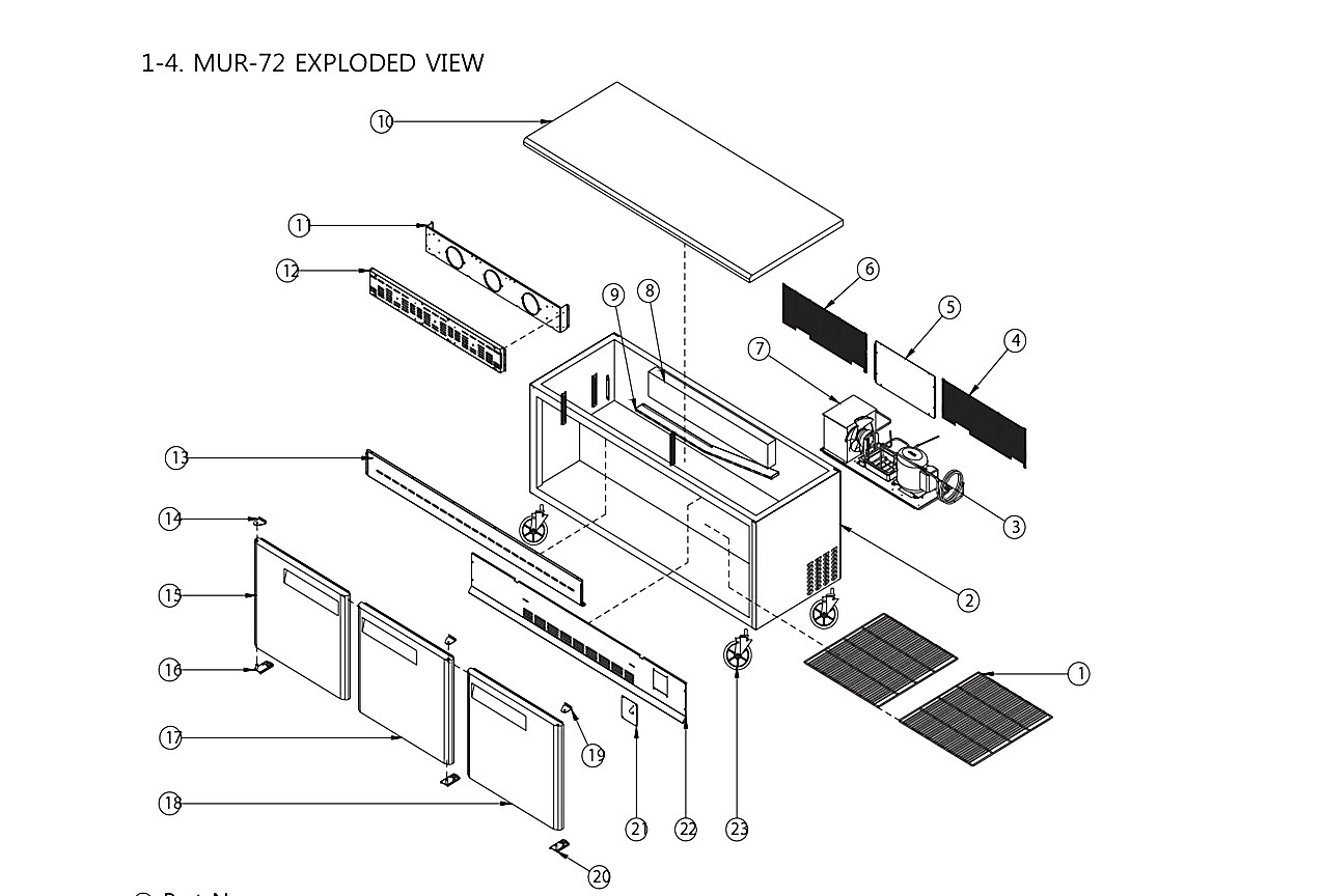 MUR-72 EXPLODED VIEW