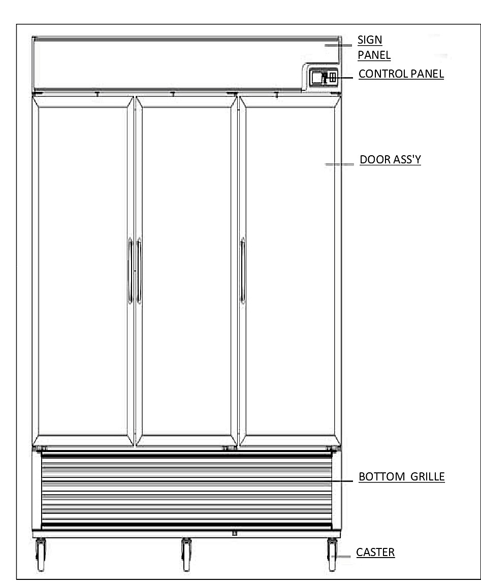 FRONT VIEW (TGF-49F)