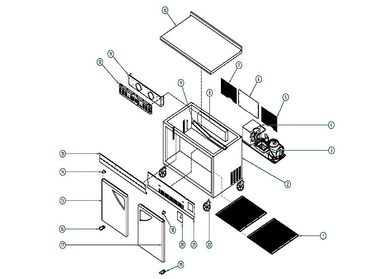 TWF-48SD EXPLODED VIEW