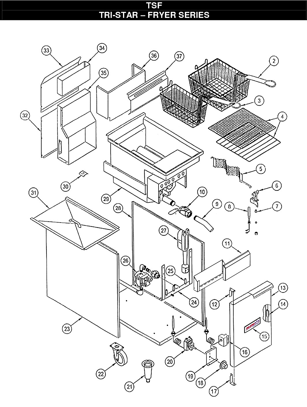 TSF TRI-STAR � FRYER SERIES