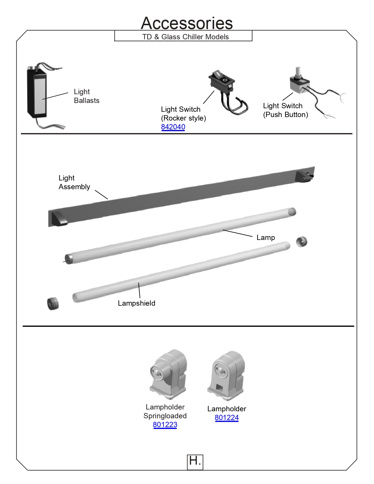 TD & Glass Chiller Models