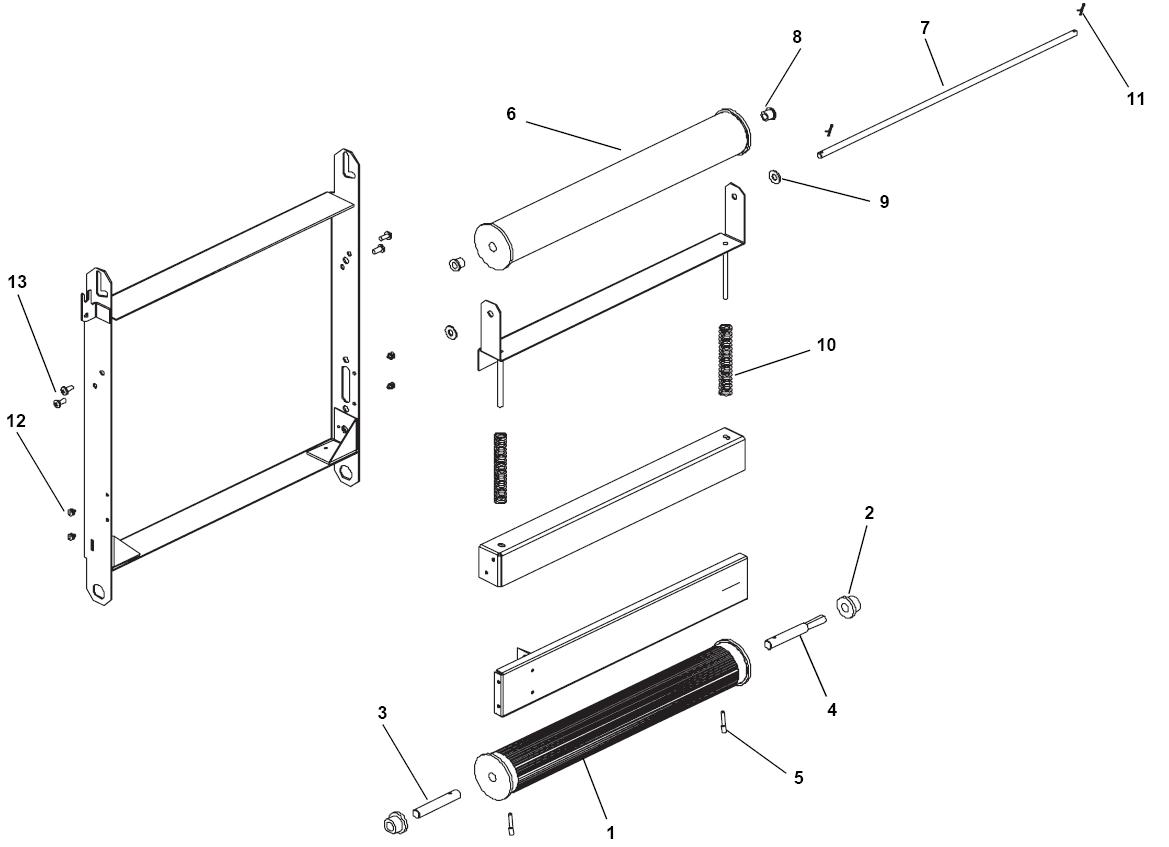 TX-208BK TX-208BK Conveyor Assembly Exploded View