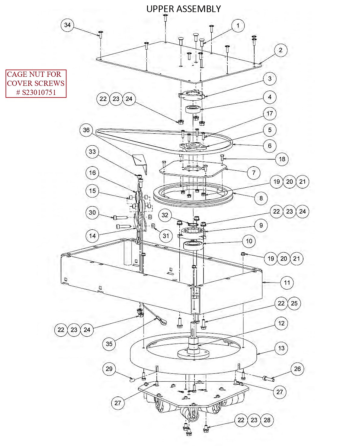 UPPER ASSEMBLY