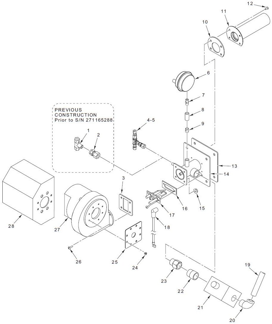 C24GA6 & C24GA10 Burner Assembly