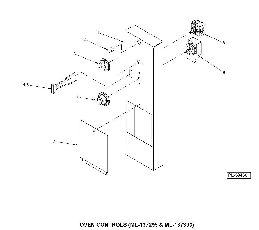 OVEN CONTROLS (ML-137295 & ML-137303)