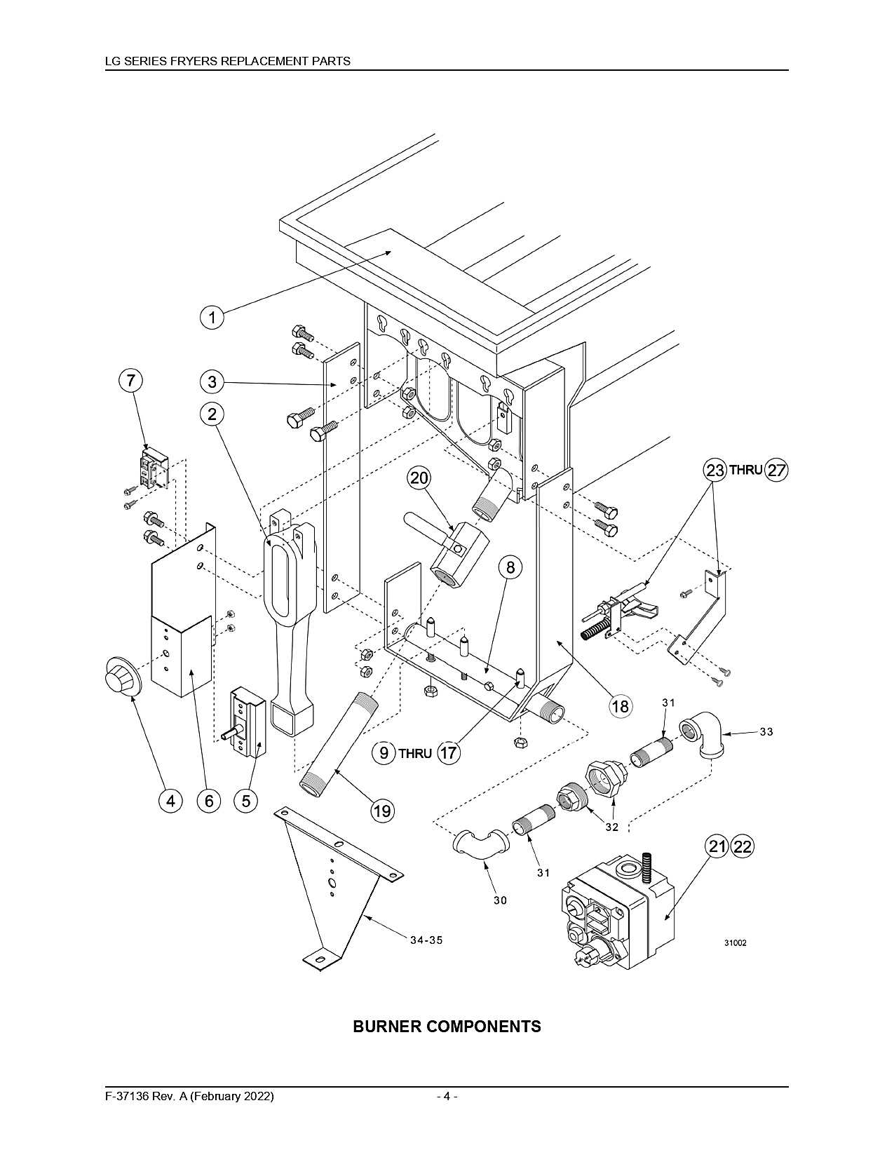 BURNER COMPONENTS