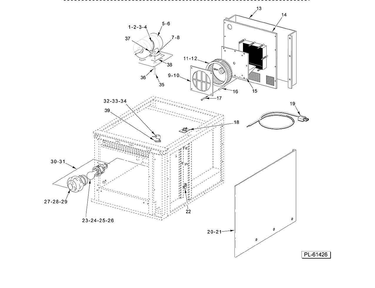OVEN PANELS & MOTOR (PREVIOUS CONSTRUCTION BEFORE 3/18/2019)