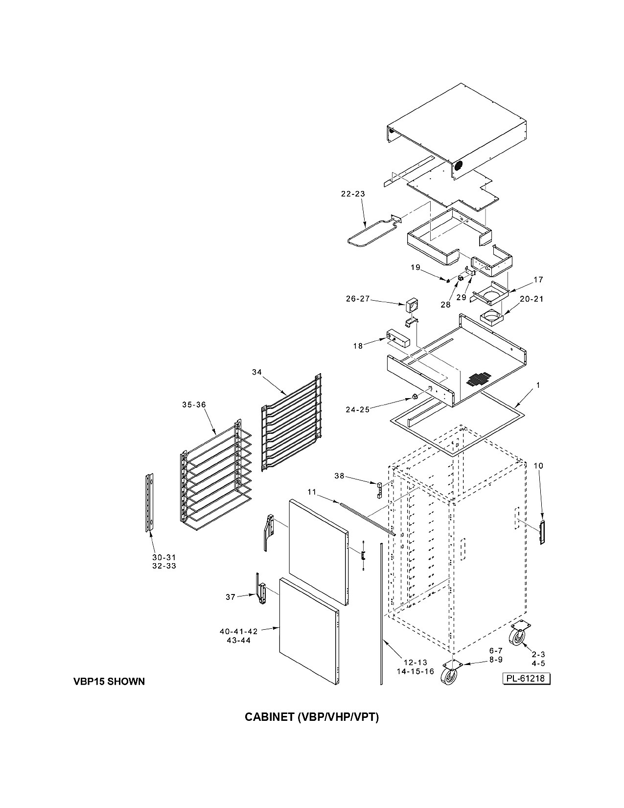 CABINET (VBP/VHP/VPT)