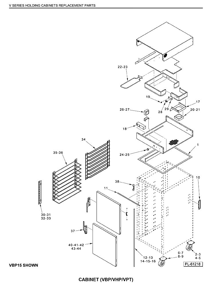 CABINET (VBP/VHP/VPT)