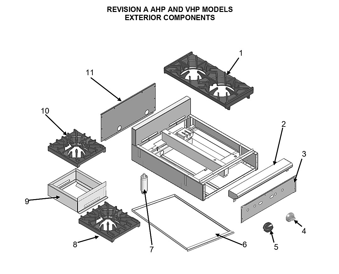 REVISION A AHP AND VHP MODELS EXTERIOR COMPONENTS