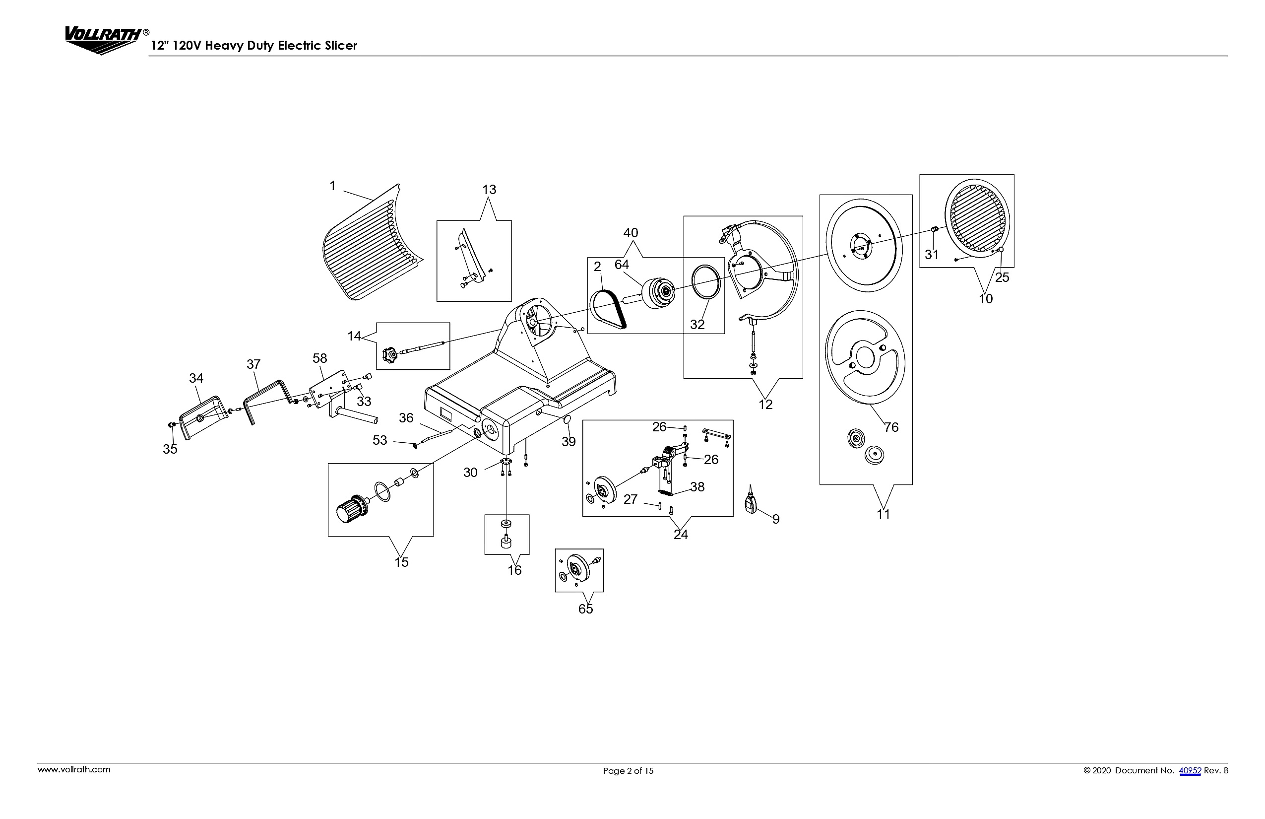 12" 120V Heavy Duty Electric Slicer