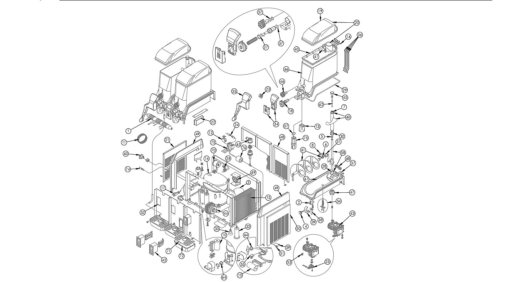 REPLACEMENT PARTS CBE167-37