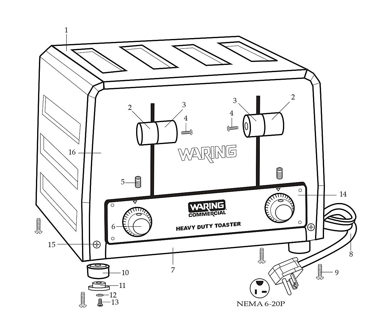 HEAVY DUTY TOASTER