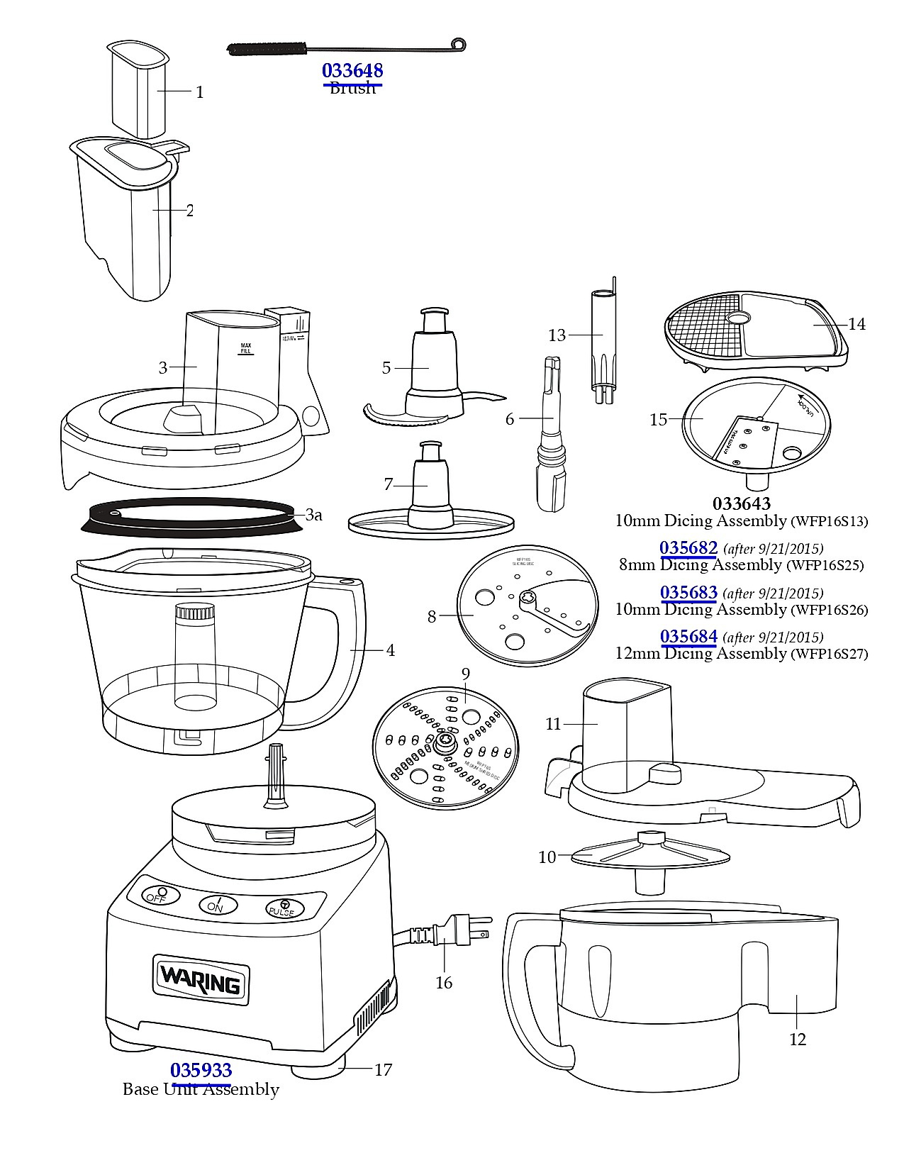 Qt. Sealed Batch Bowl Food Processor