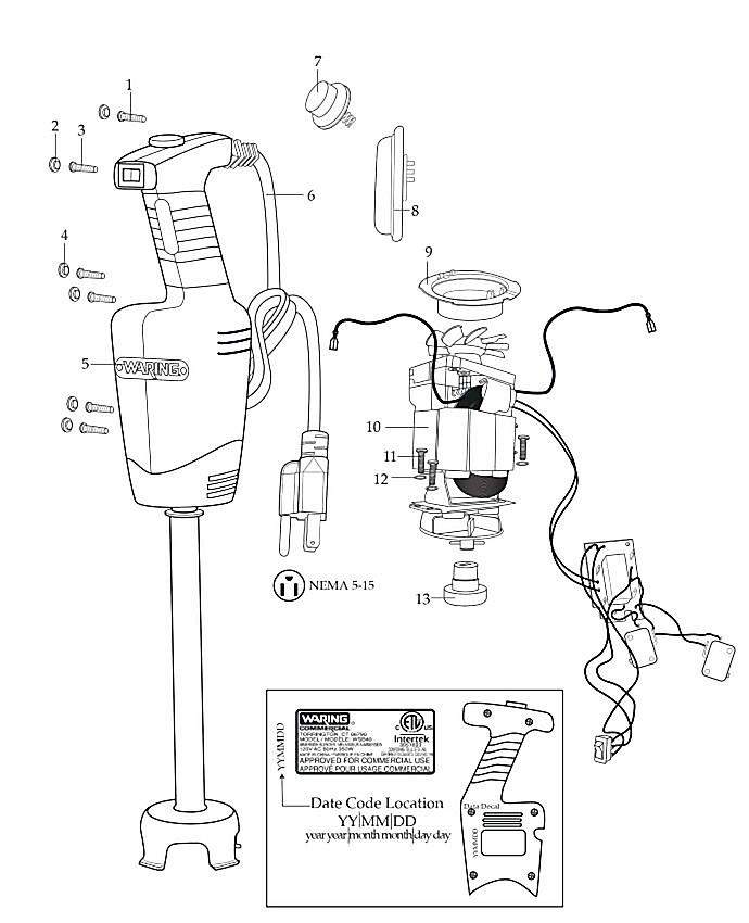 10" Immersion Blender