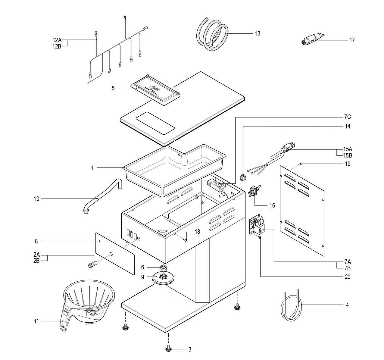 Main Chassis - Exploded View
