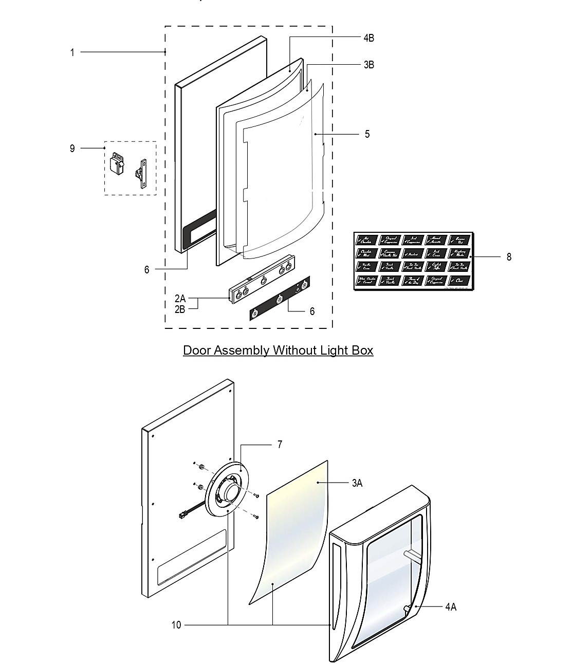 Door Assemblies - Exploded View
