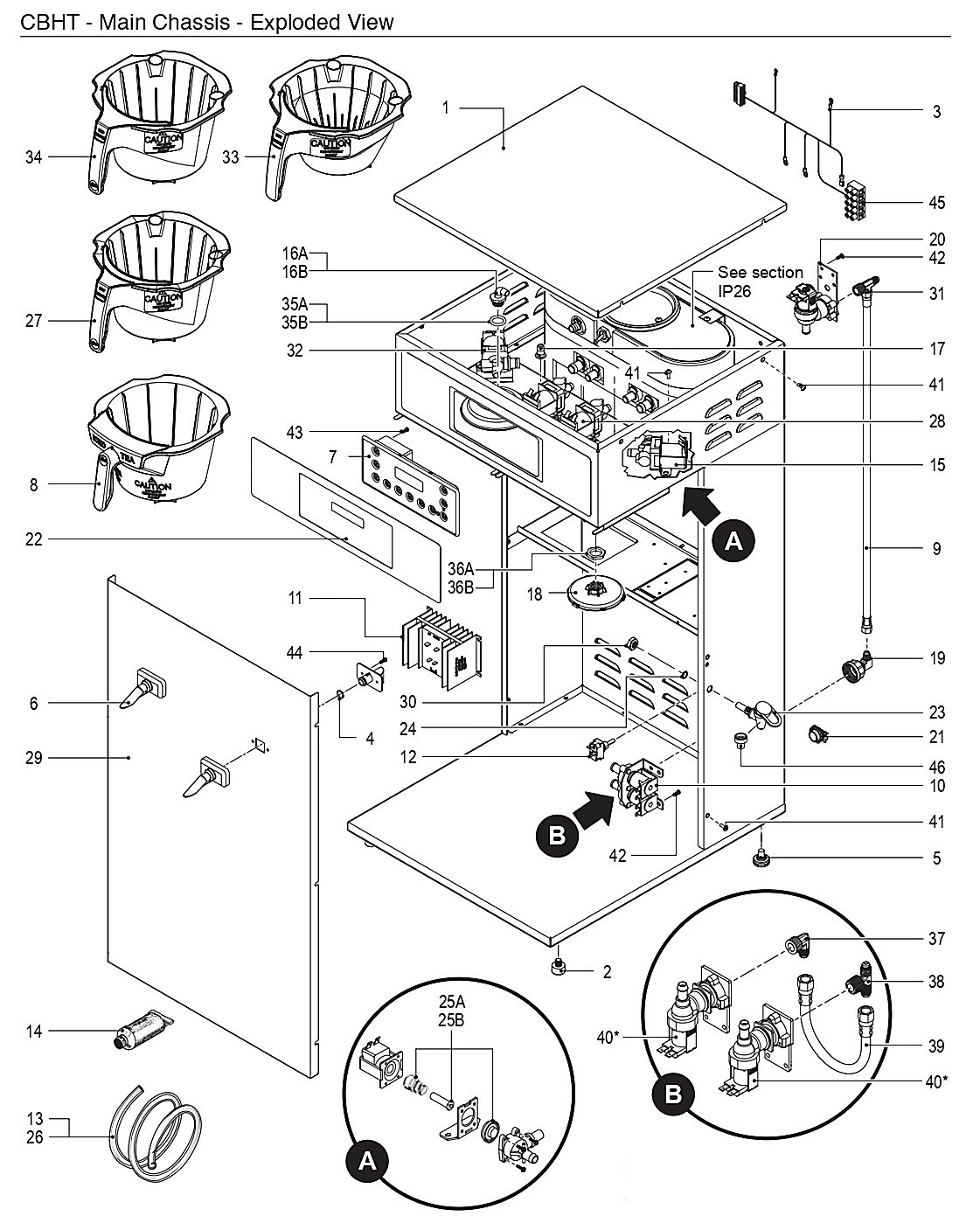 CBHT - Main Chassis - Exploded View