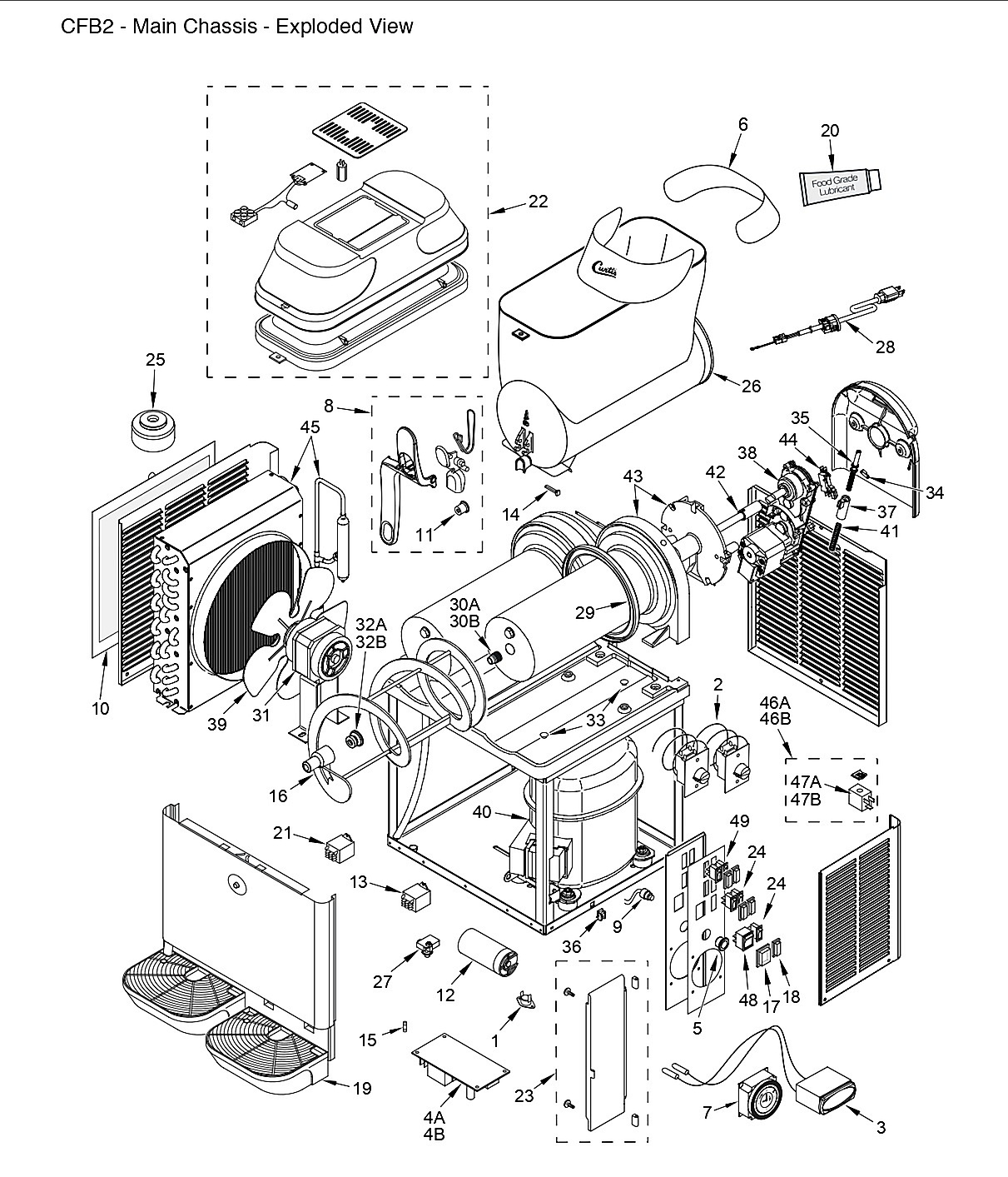 CFB2 - Main Chassis - Exploded View