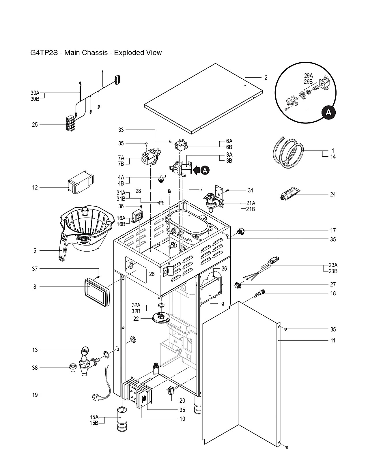 Main Chassis - Exploded View