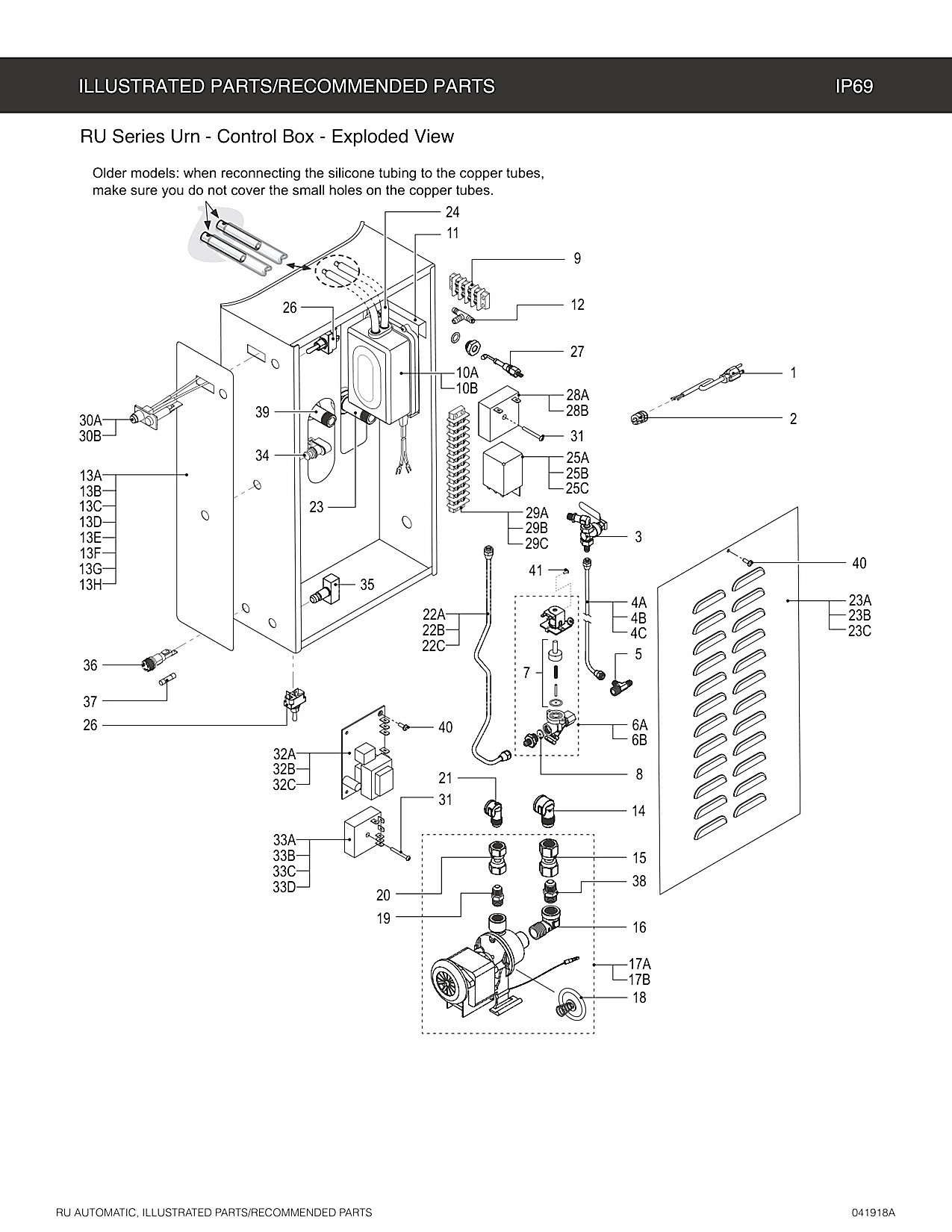 Ru Series Urn - Control Box