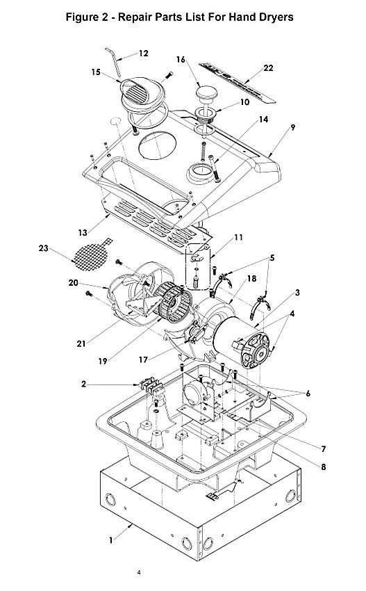 Repair Parts List For Hand Dr