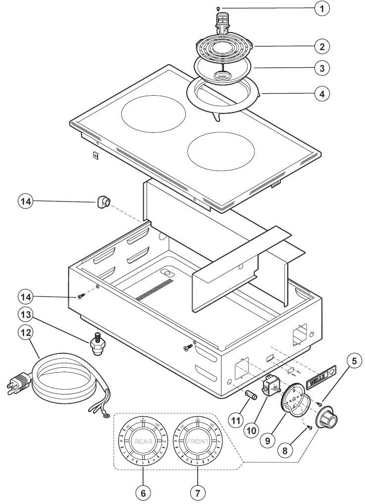 H-115 Parts Breakdown