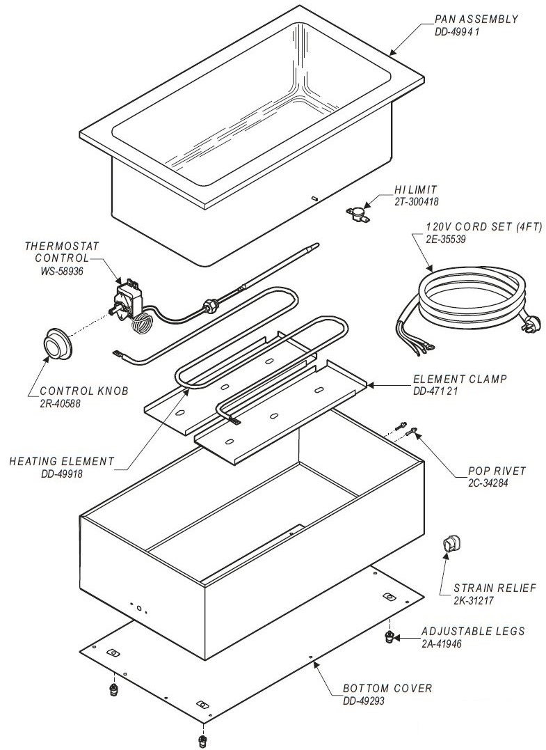 LLCH-1220 Parts Breakdown