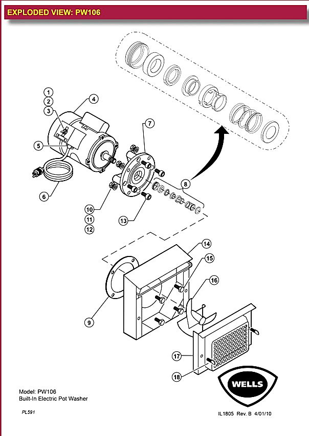Exploded View: PW106