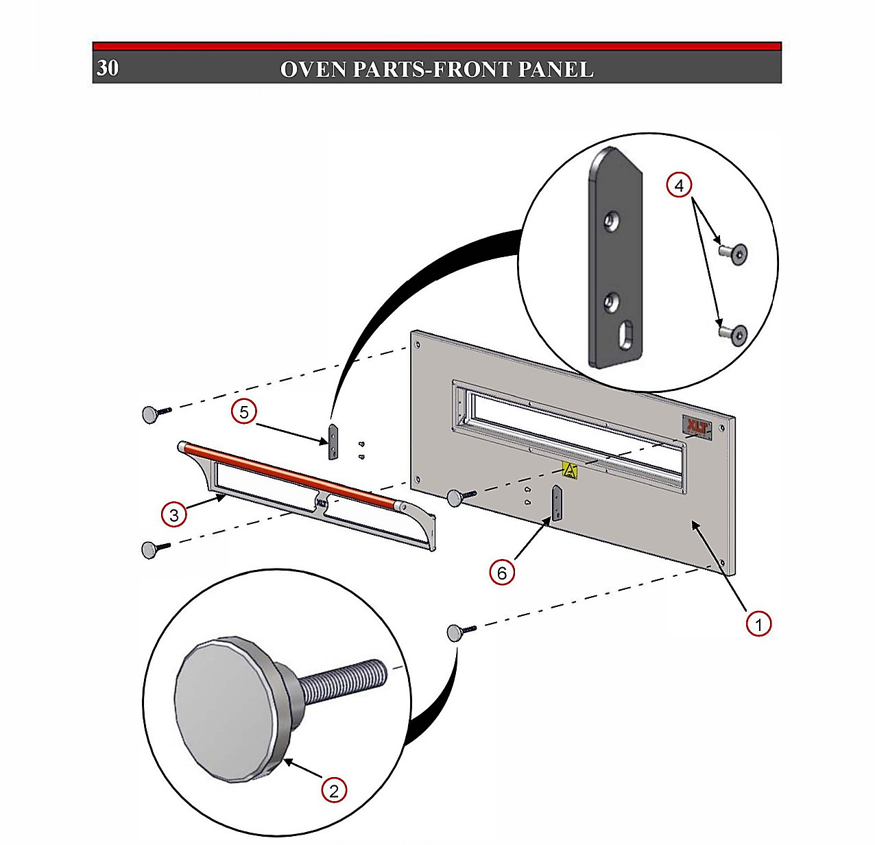 OVEN PARTS-FRONT PANEL