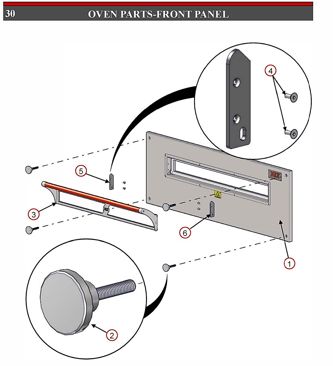 OVEN PARTS-FRONT PANEL