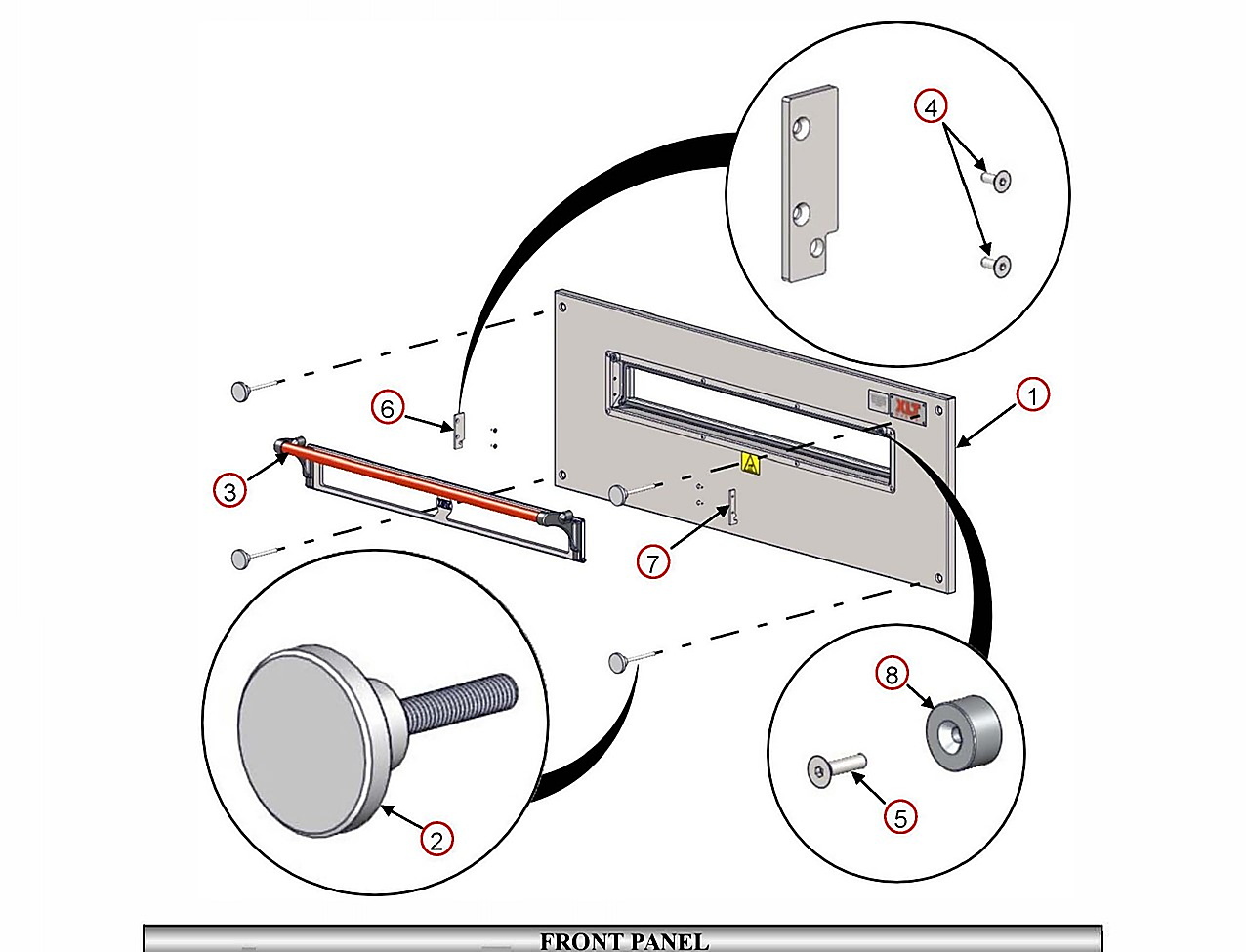 OVEN PARTS-FRONT PANEL